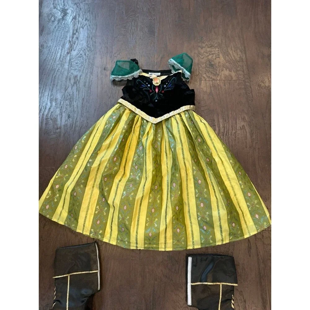 Disney Parks Exclusive Frozen ANNA Dress Costume - Picture 2 of 4
